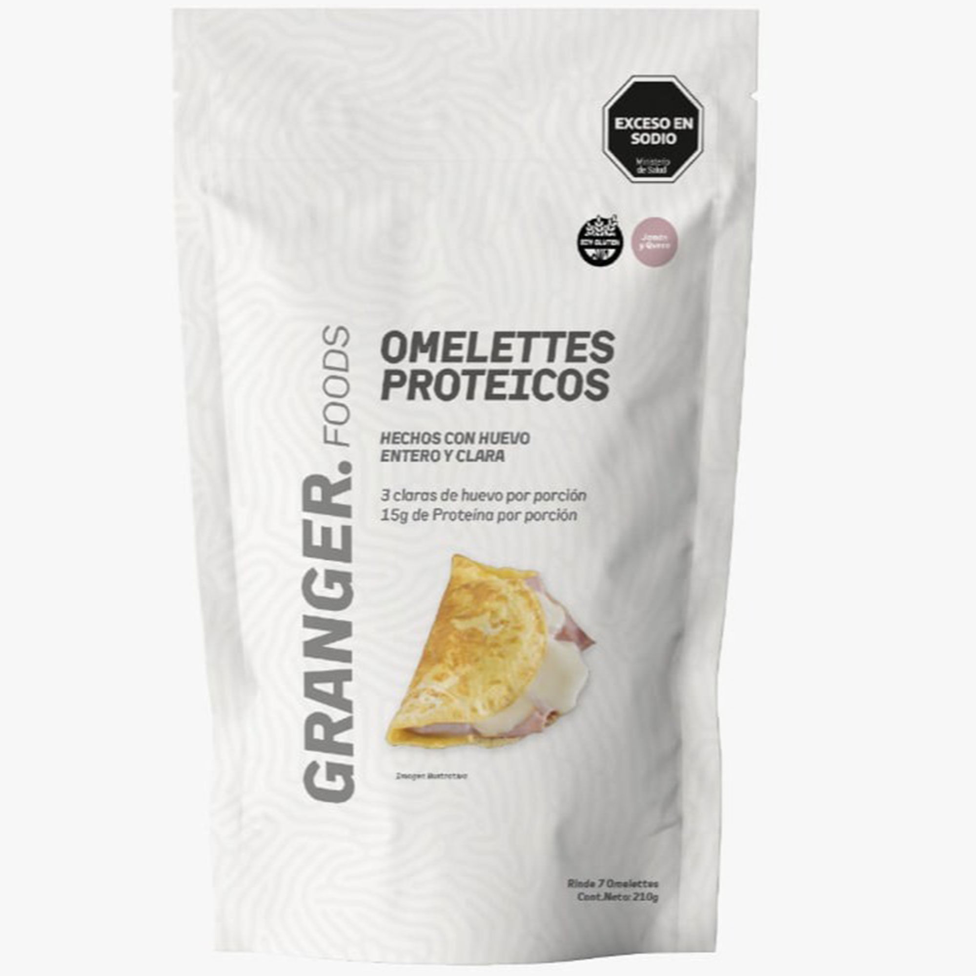 Premezcla omelette proteico Granger jamón y queso 210 grs