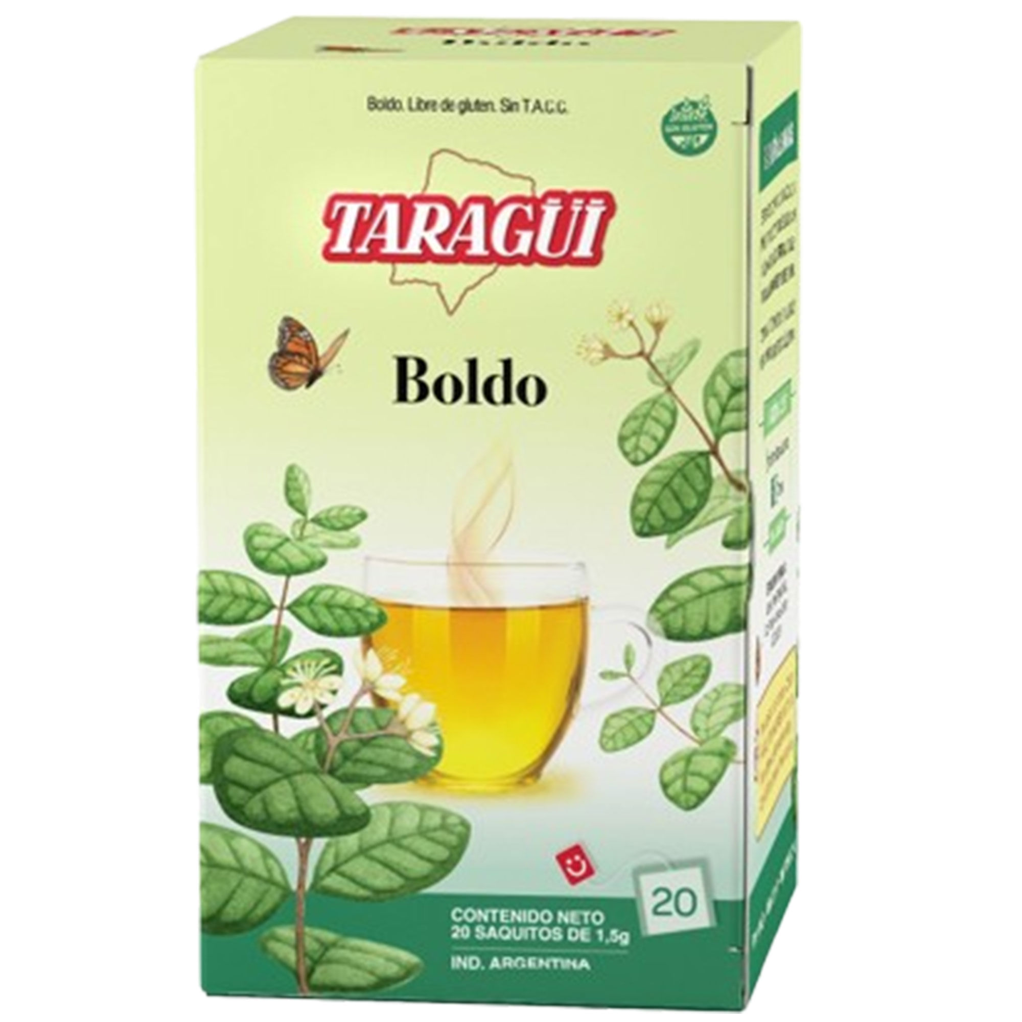 Té silvestre Taragui boldo 20 uni