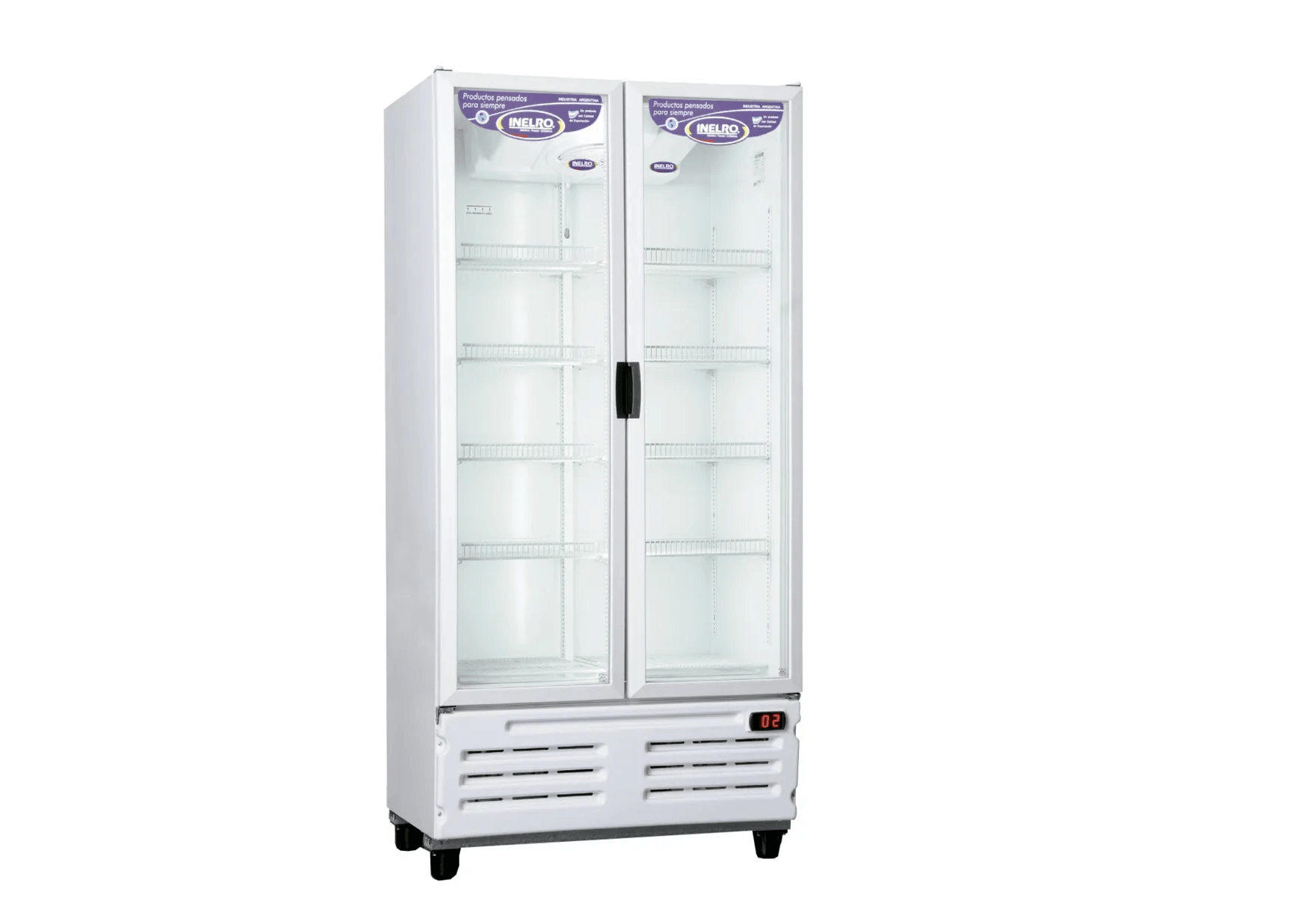 Heladera Exhibidora Vertical Inelro Mt-26 765 Lts Puerta Doble