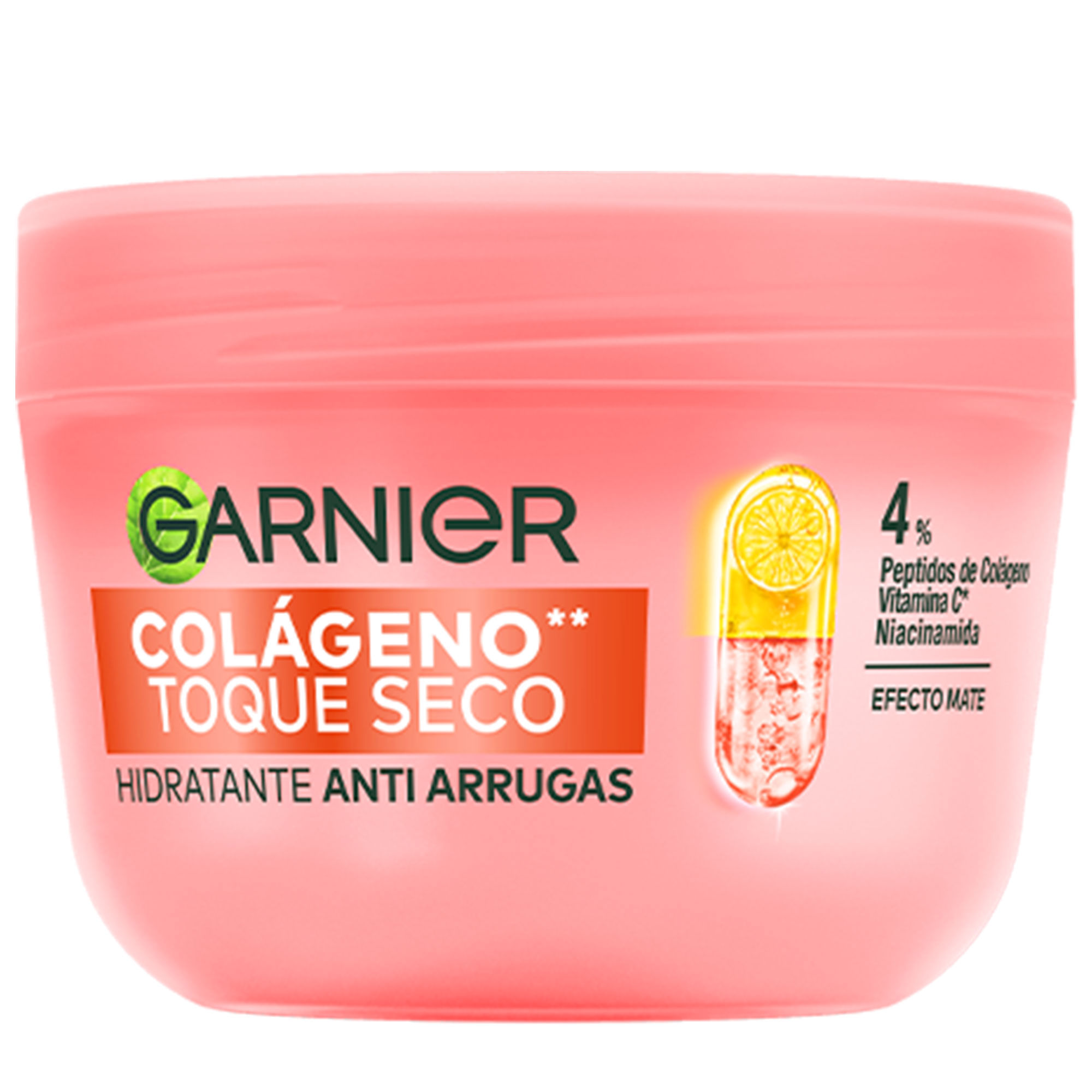 Hidratante Toque Seco Garnier Anti-arrugas con Colágeno y Vitamina C 85 ml