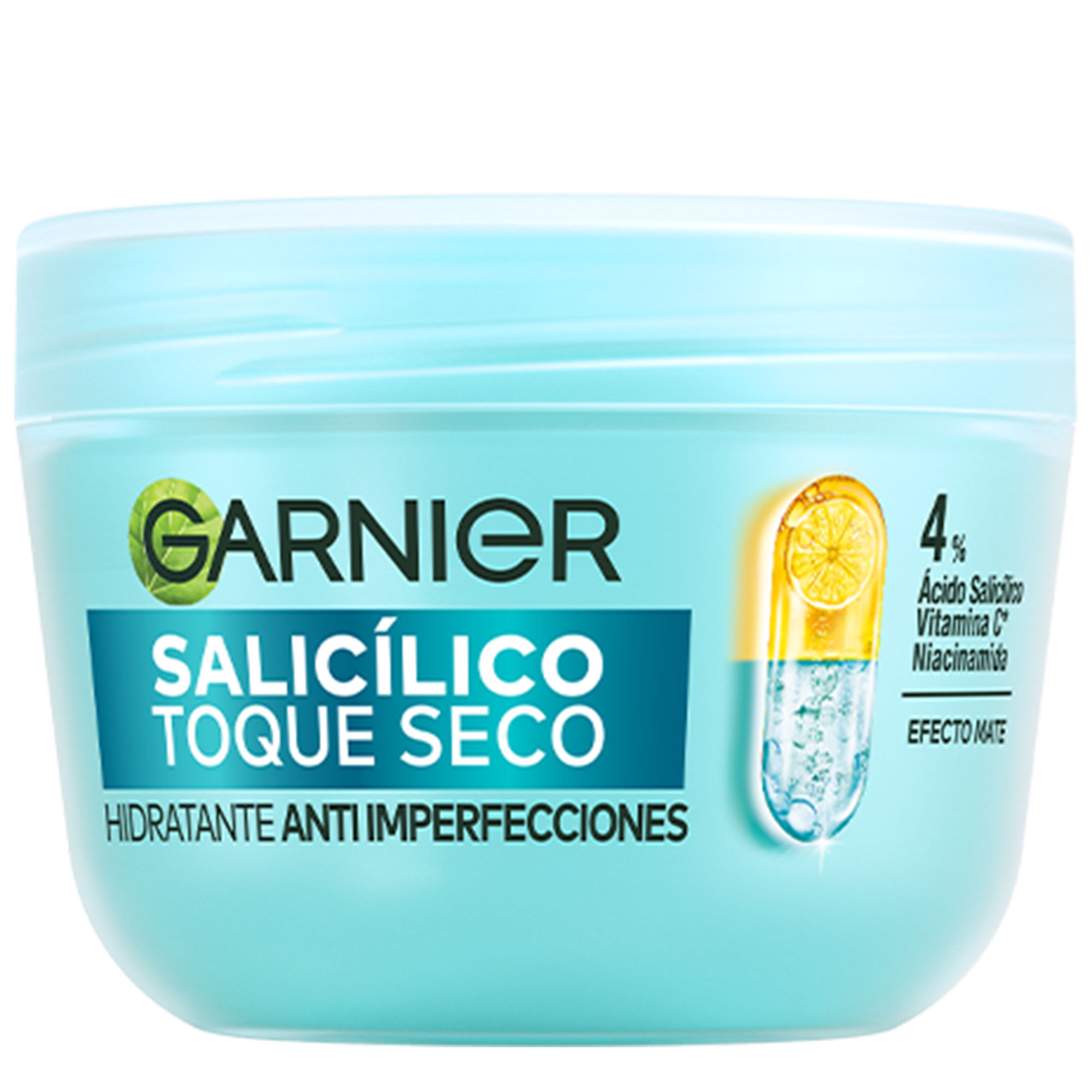 Hidratante Toque Seco Garnier Anti-Imperfecciones con Ácido Salicílico y Vitamina C 85 ml