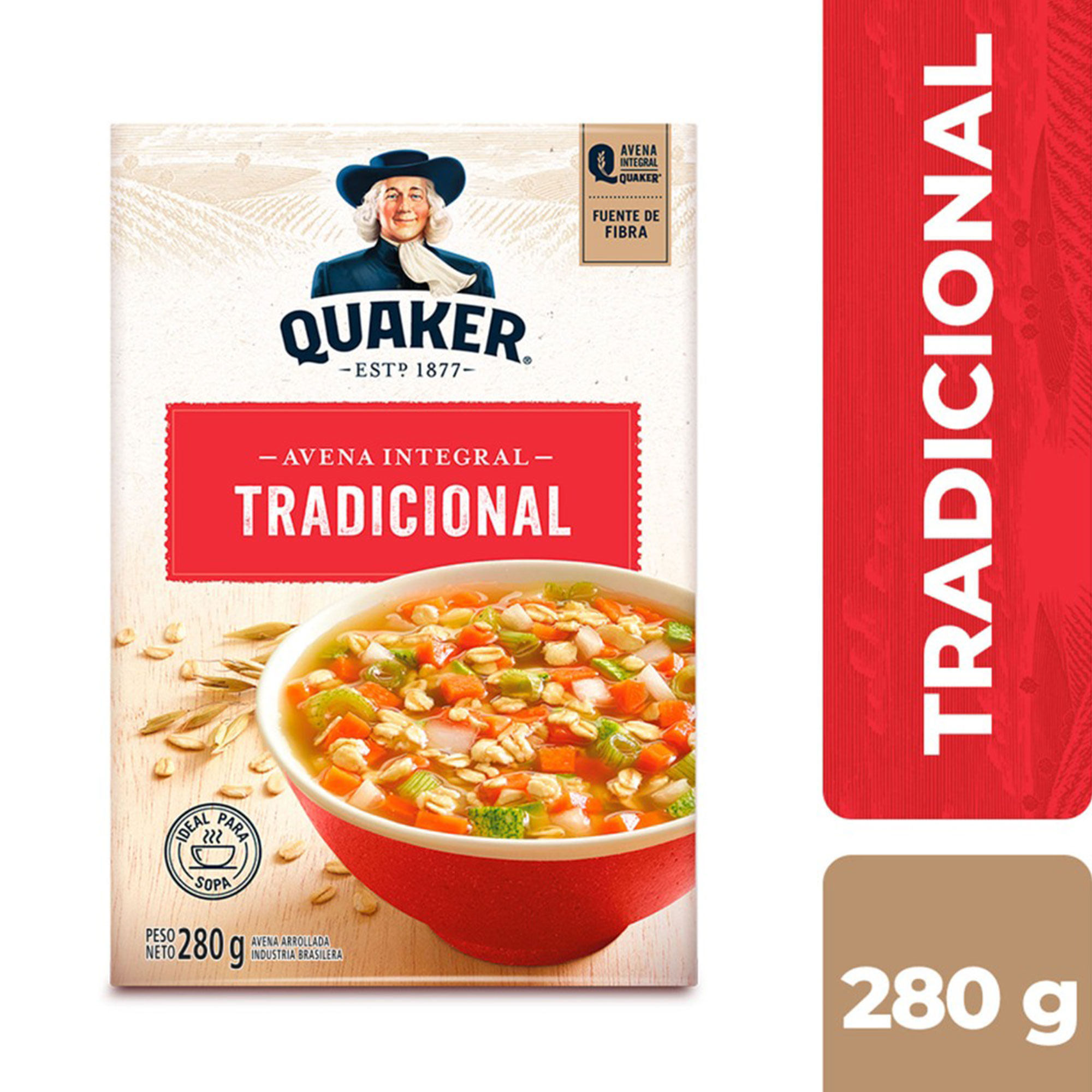 Avena tradicional Quaker en caja 280 grs