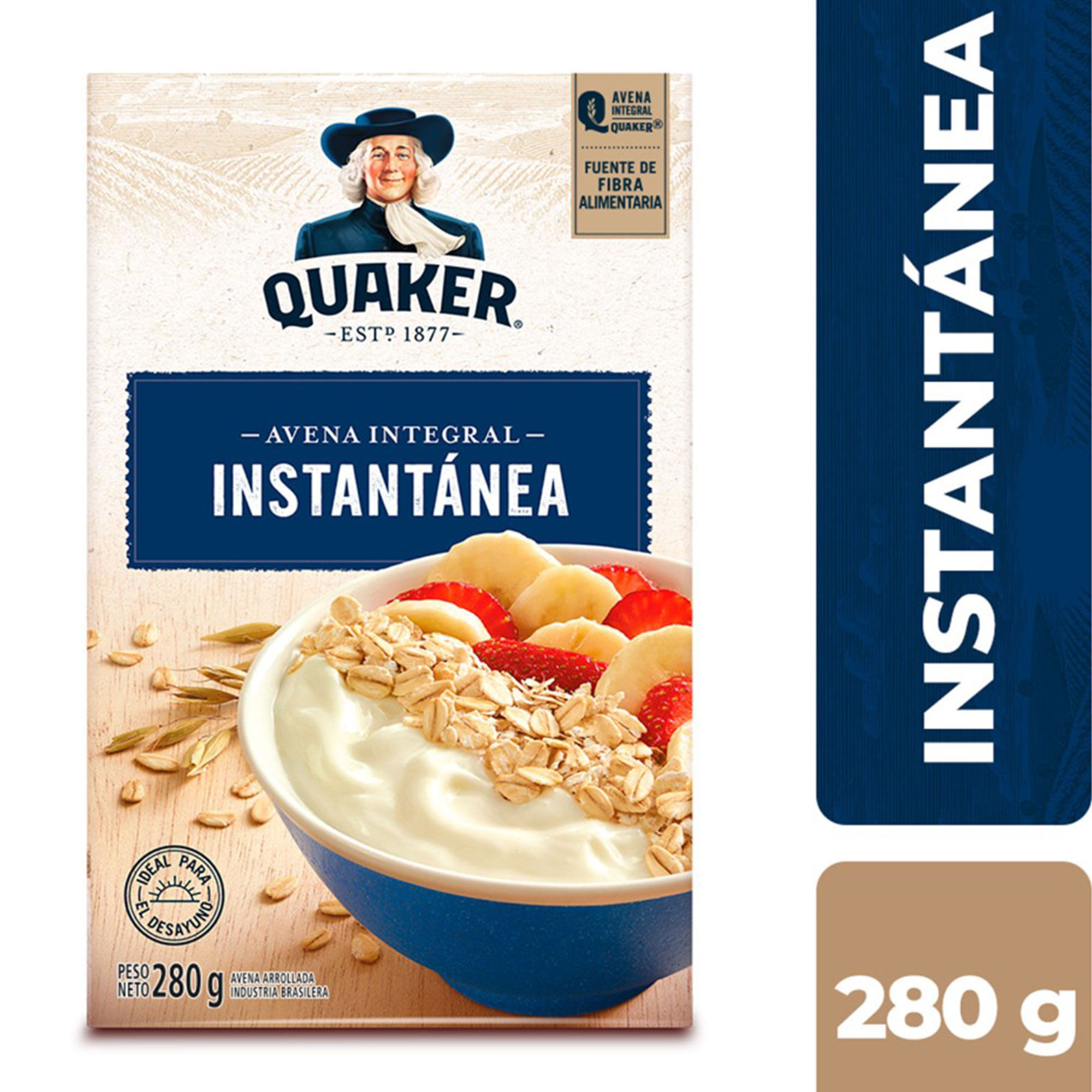 Avena instantánea Quaker en caja 280 grs