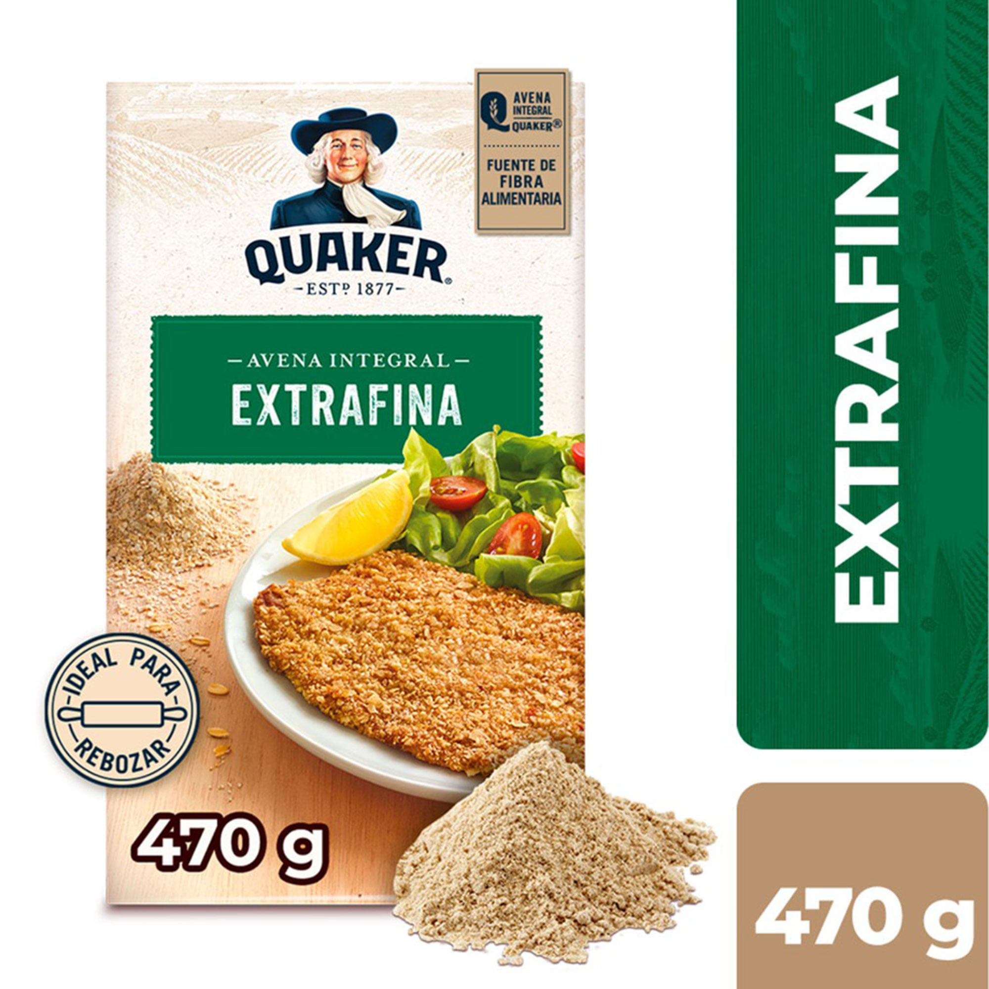 Avena extra fina Quaker en caja 473 grs