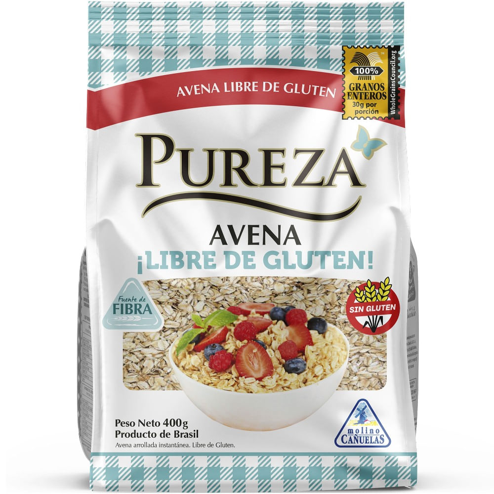 Avena instantánea Pureza sin gluten 400 grs