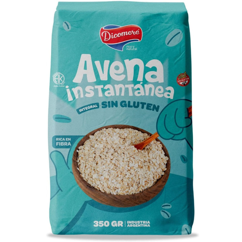 Avena instántanea Dicomere sin gluten 350 grs