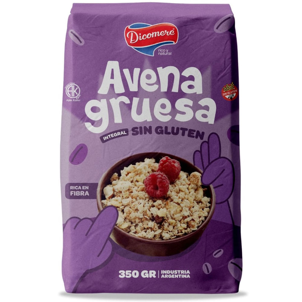 Avena gruesa Dicomere sin gluten 350 grs