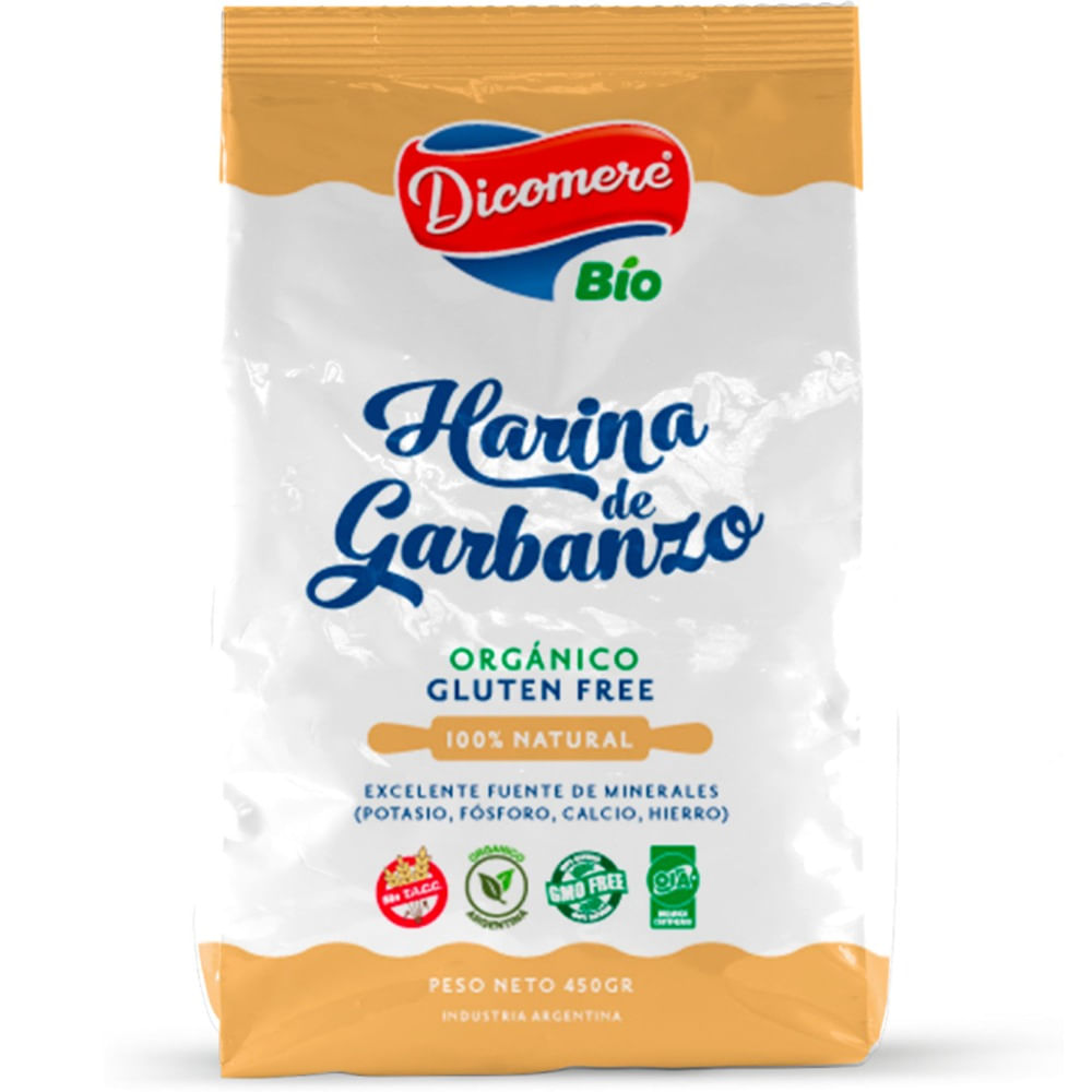 Harina de garbanzo Dicomere 450 g.