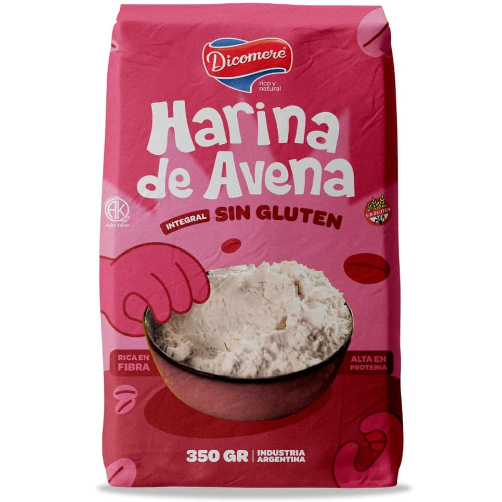 Harina de avena Dicomere sin gluten 350 grs