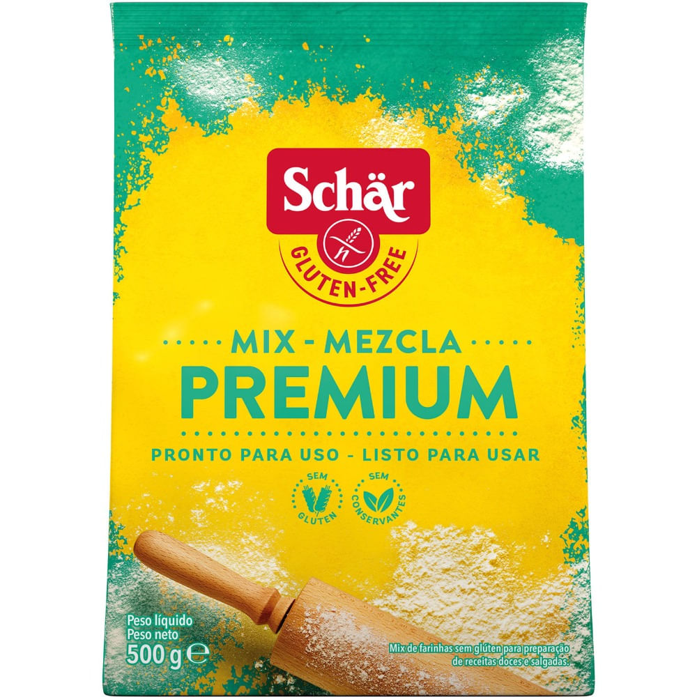 Harina Schar mix mezcla premium sin tacc 500 g.