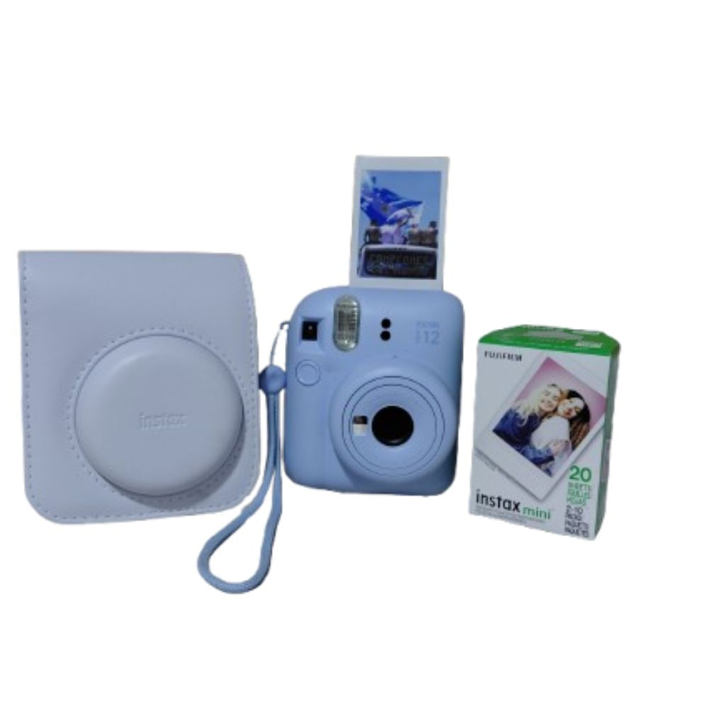 CáMara Instax Mini 12 Azul + 10 Fotos