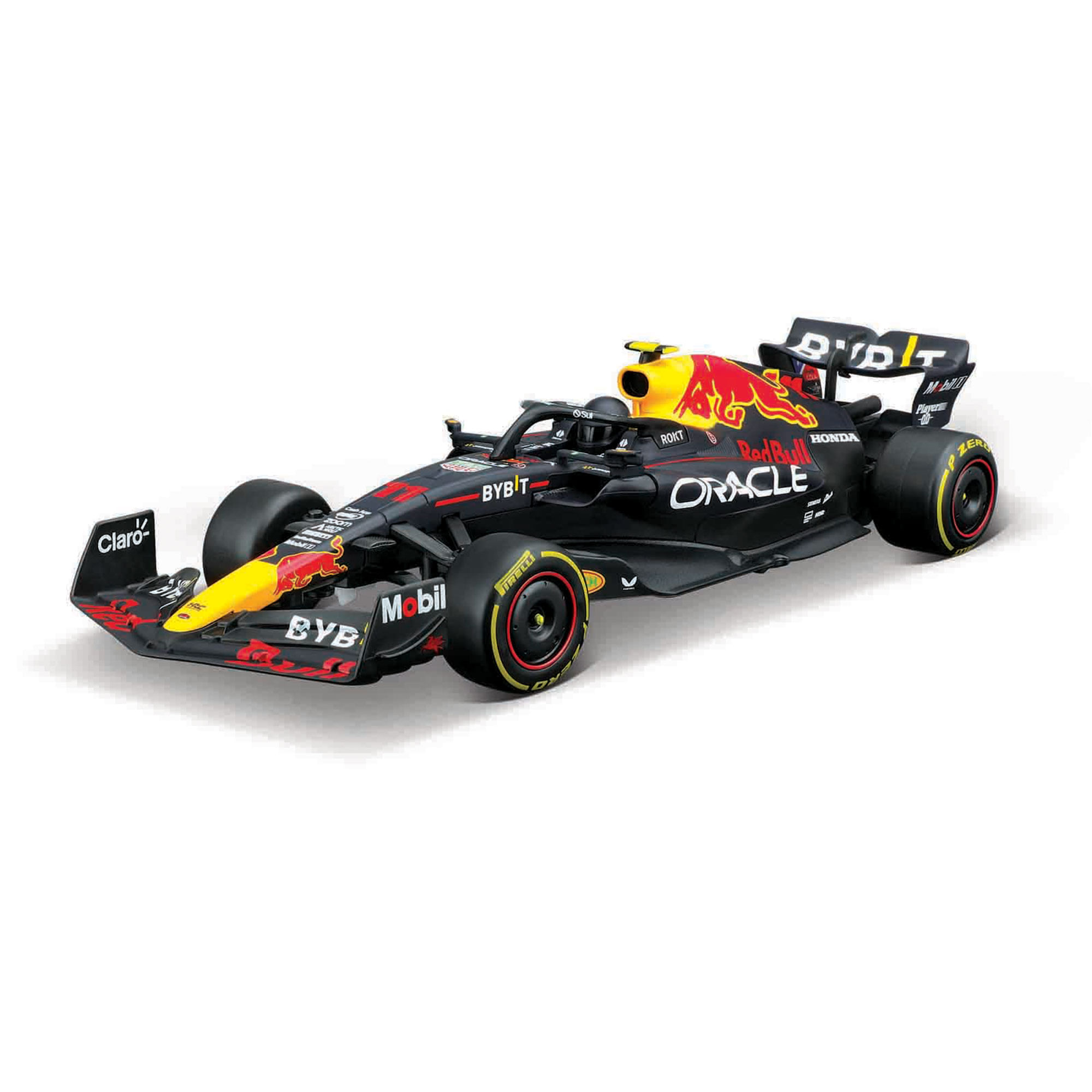 Auto Burago a control remoto red bull 1:24