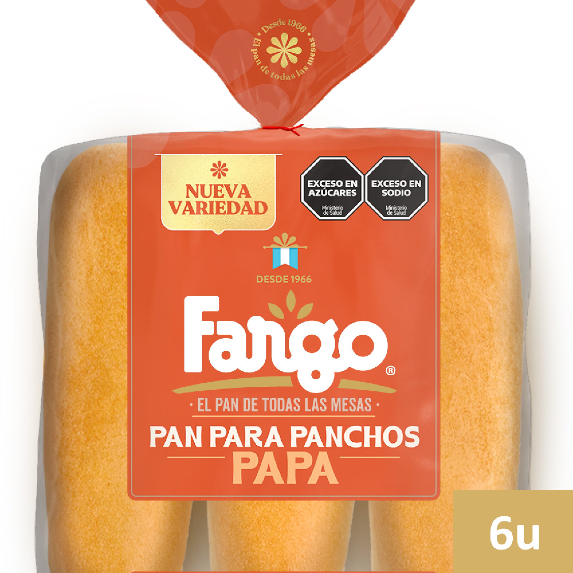 Pan Para Panchos Fargo Papa 6 U 210 G