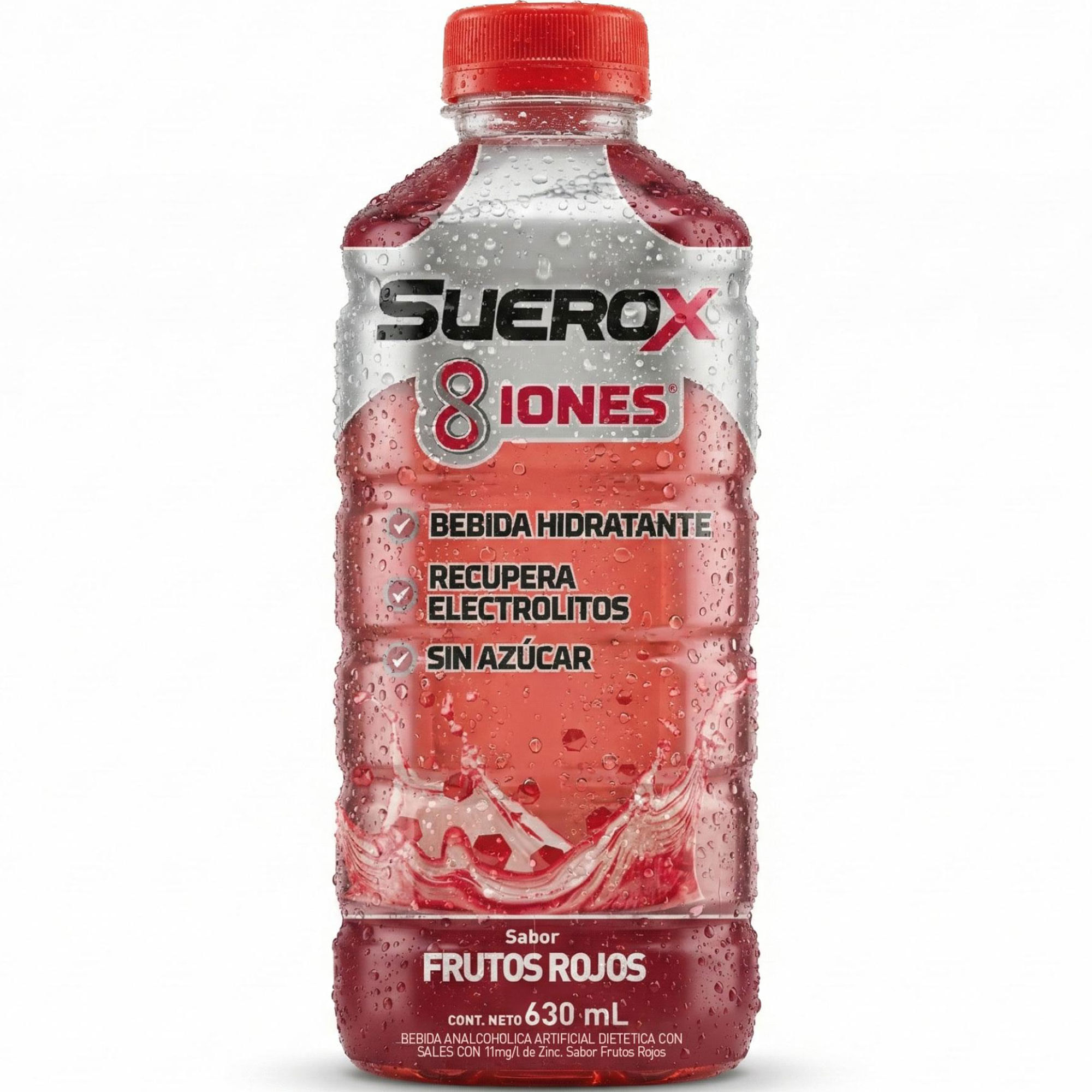 Bebida Hidratante Suerox Frutos Rojos Frutilla 630 ml