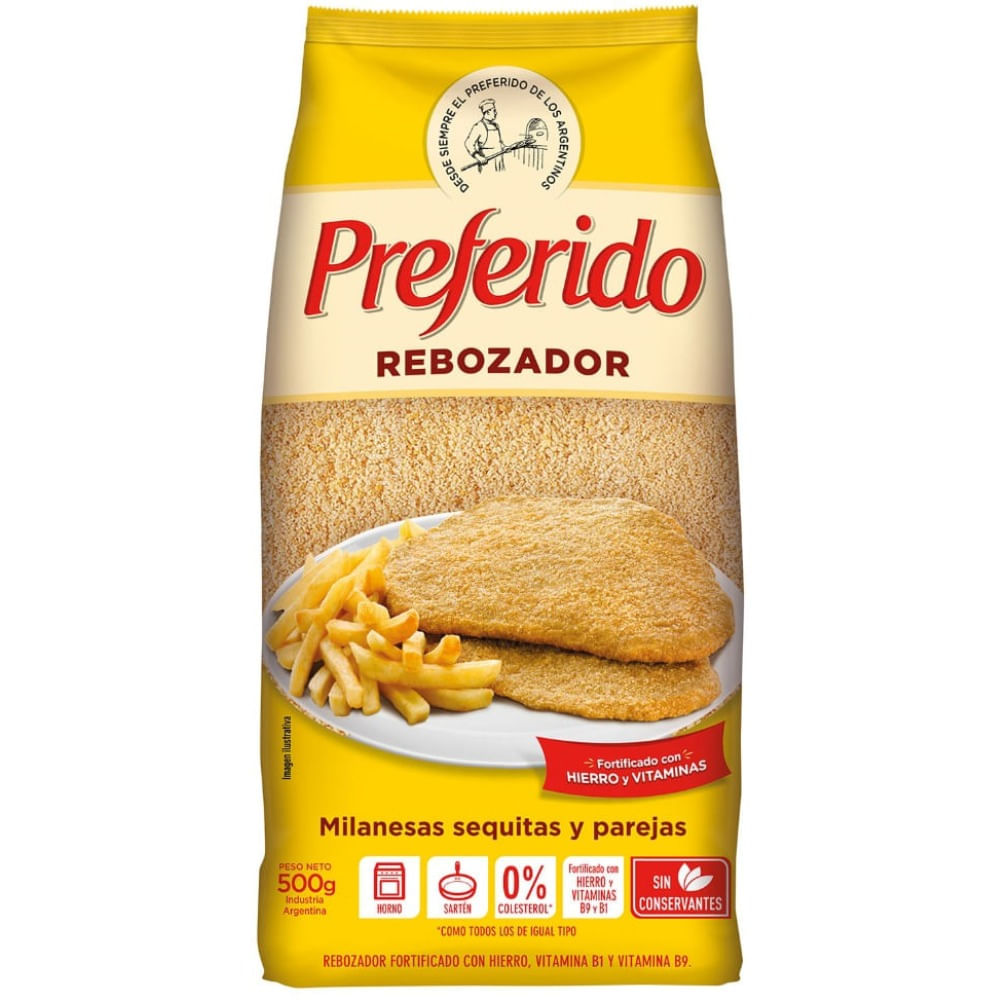 Rebozador Preferido en bolsa 500 g.
