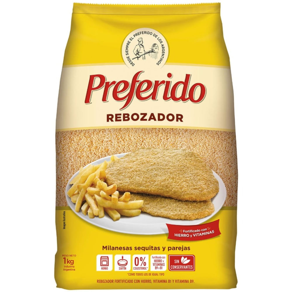 Rebozador Preferido en bolsa 1 kg.