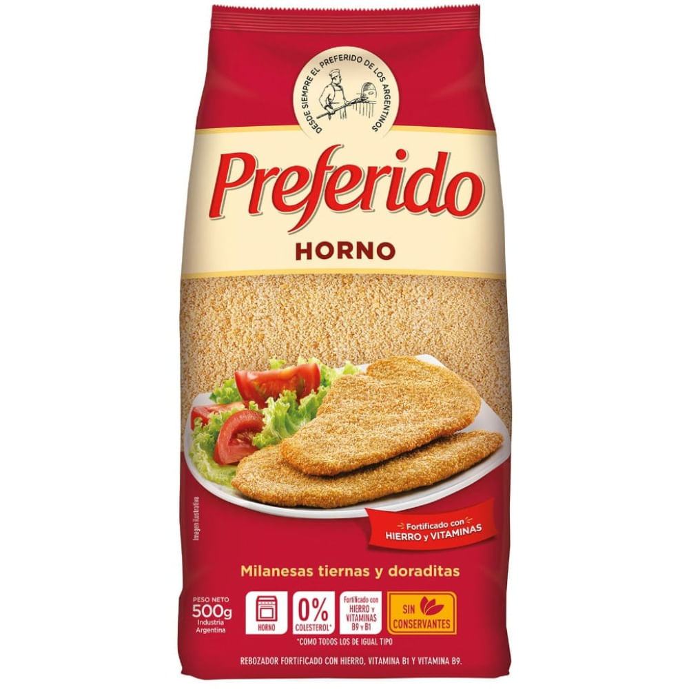 Rebozador Preferido Horno 500 G