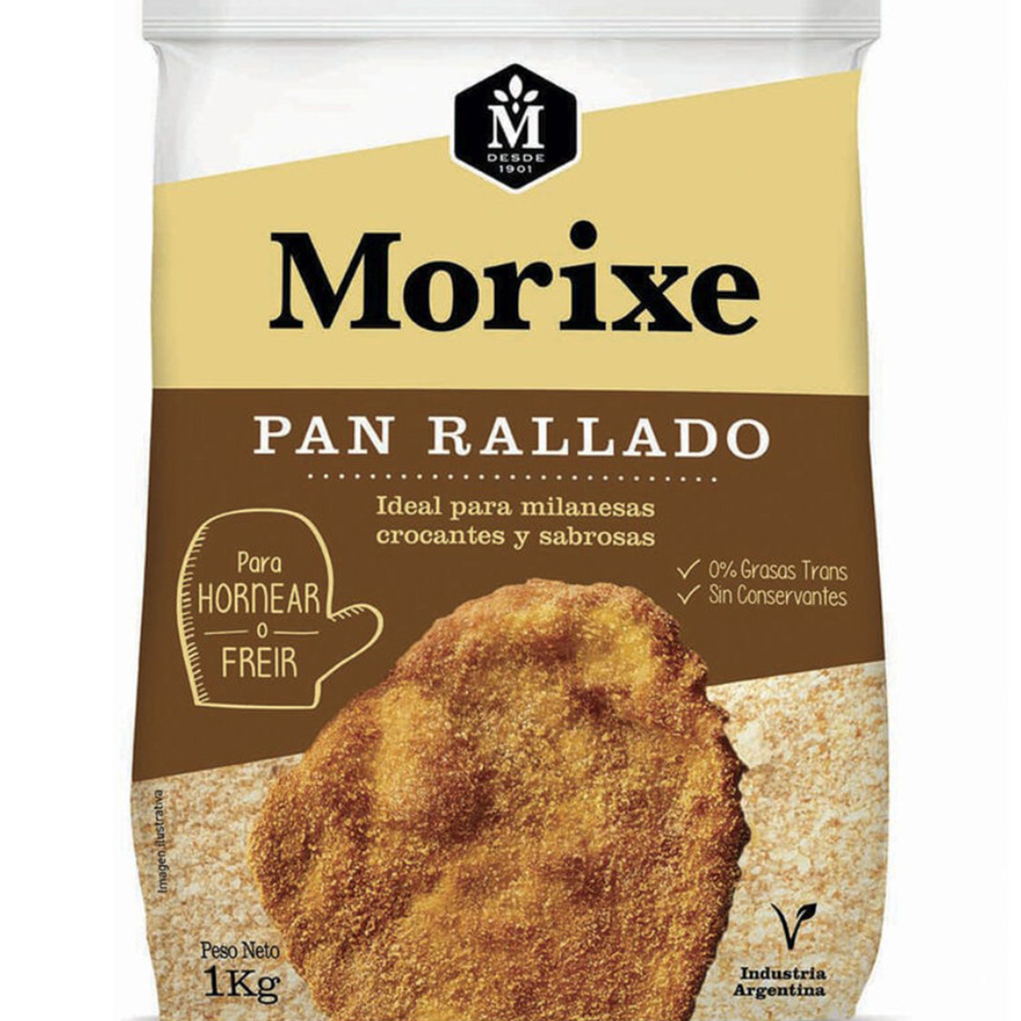 Pan Rallado Morixe 1 kg.
