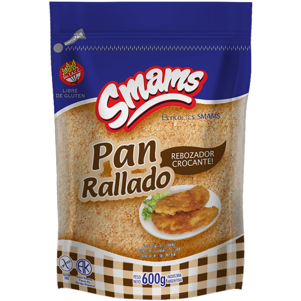Pan rallado Smams bolsa 350 g.