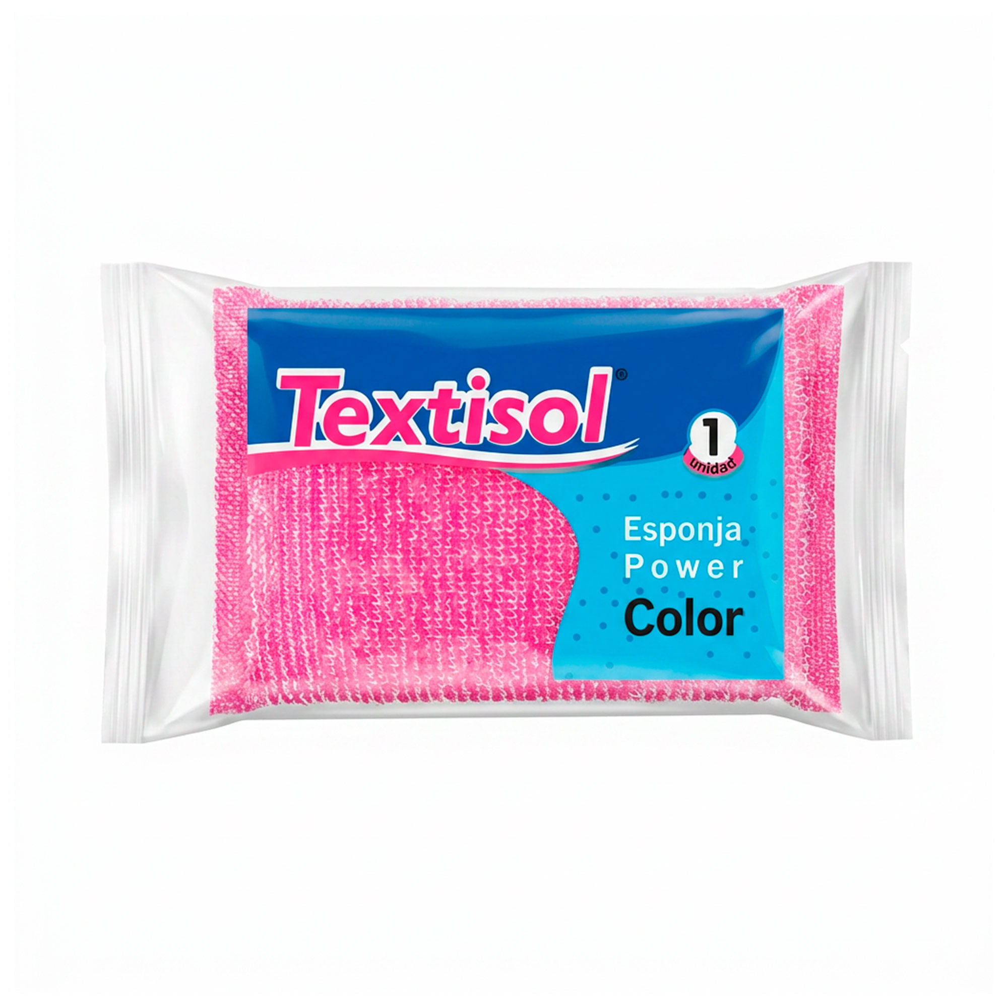 Esponja Textilsol power color 1 uni