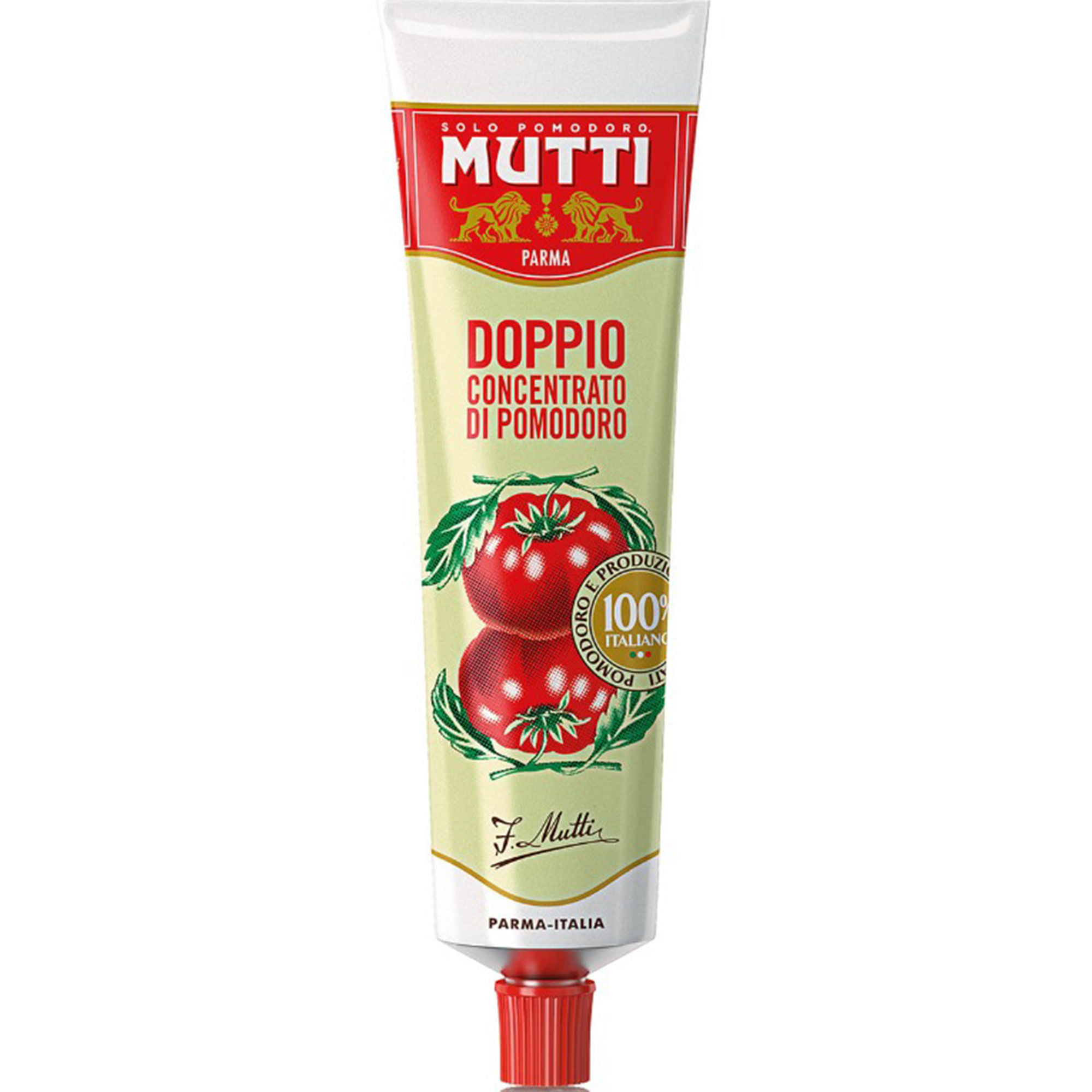 Extracto doble de tomate Mutti tubo 130 g.