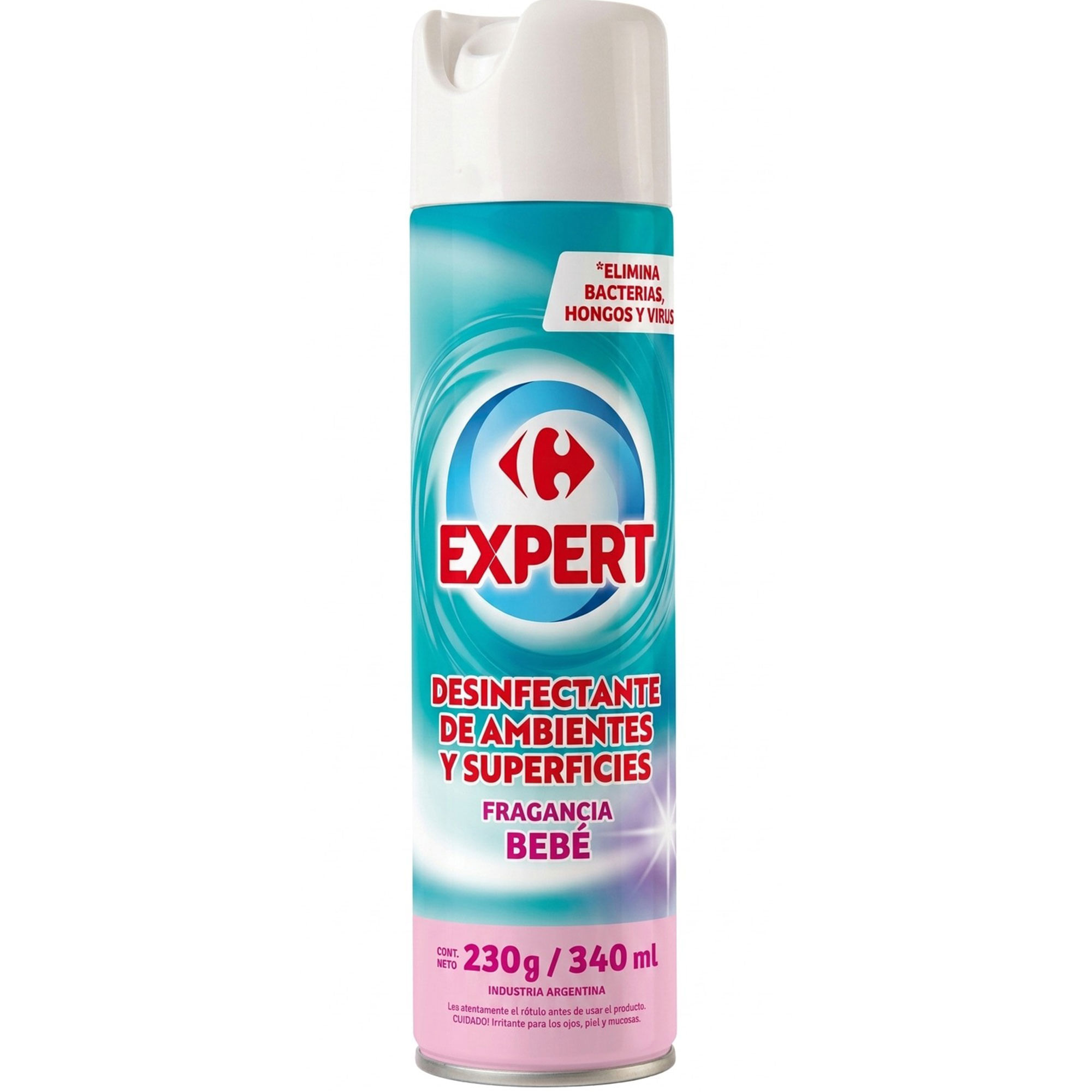 Desinfectante en aerosol Carrefour Expert bebé 340 ml