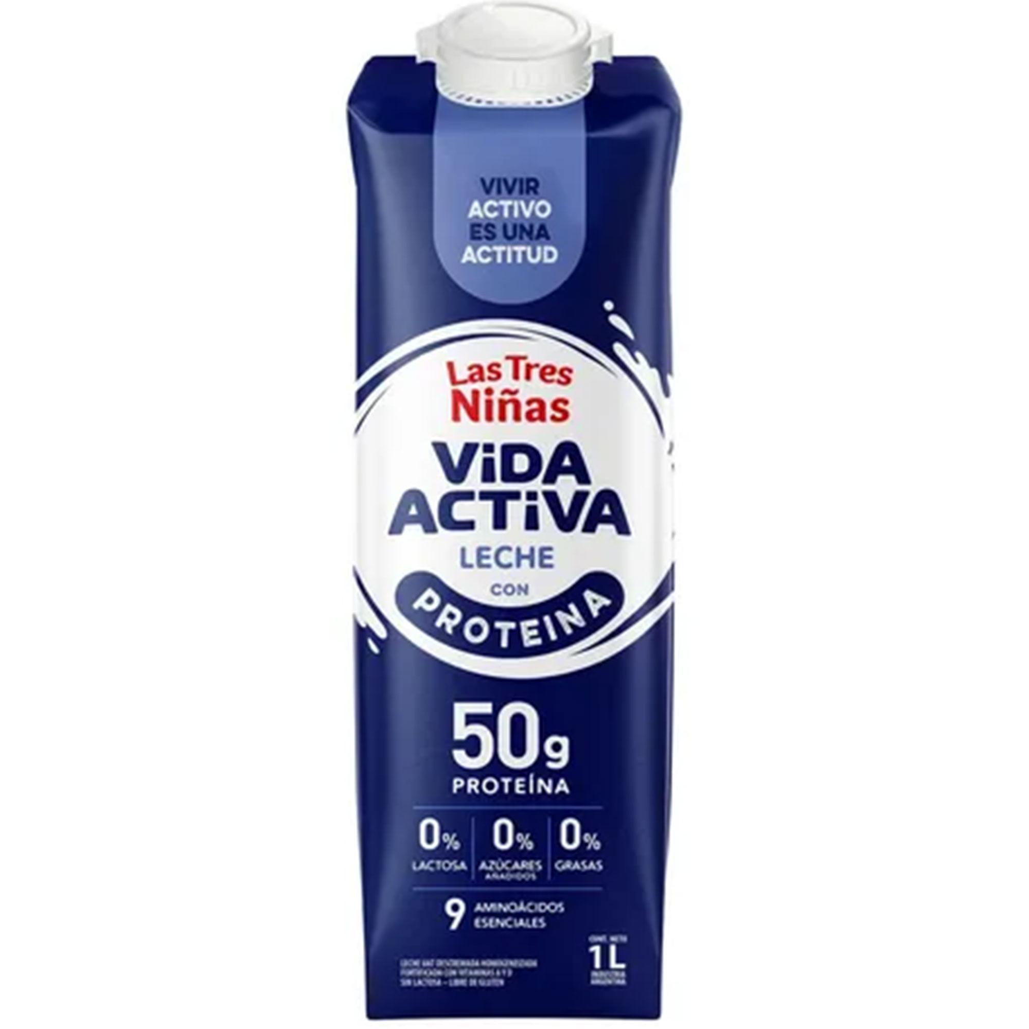 Leche Descremada Las Tres Niñas Con Proteína 1l