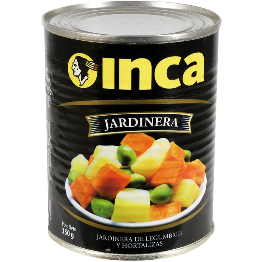 Conserva Vegetales Jardinera Inca 350 Gr