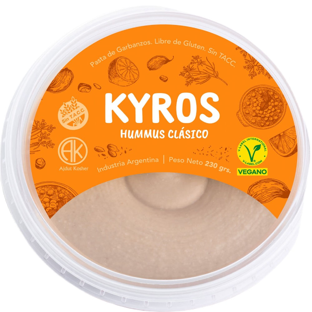 Hummus Kyros Clásico 230 G