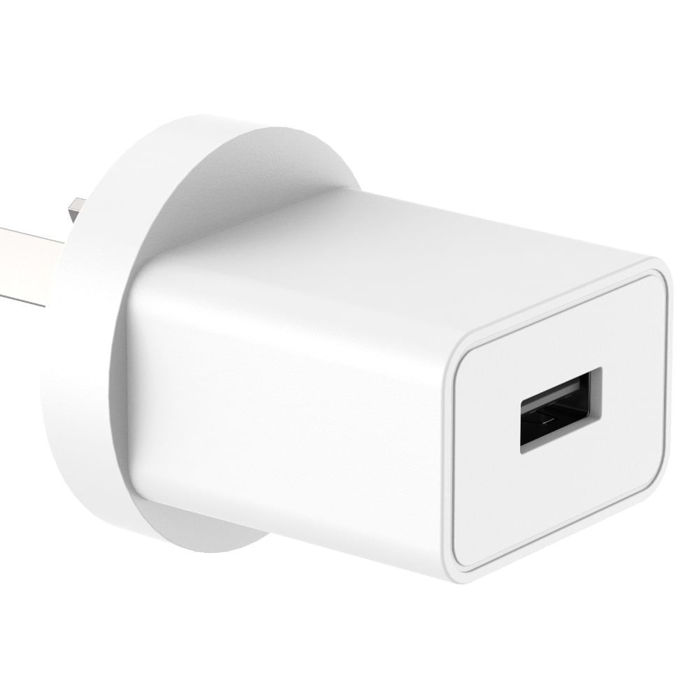 Cargador celular Poss usb blanco