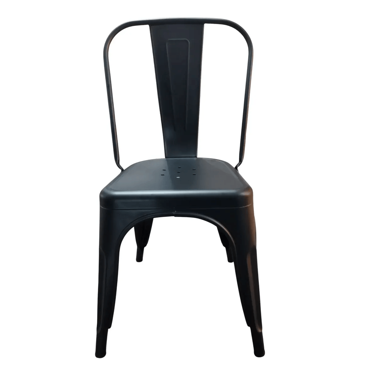 Silla Metálica Quality Plastic Apilable Reforzado