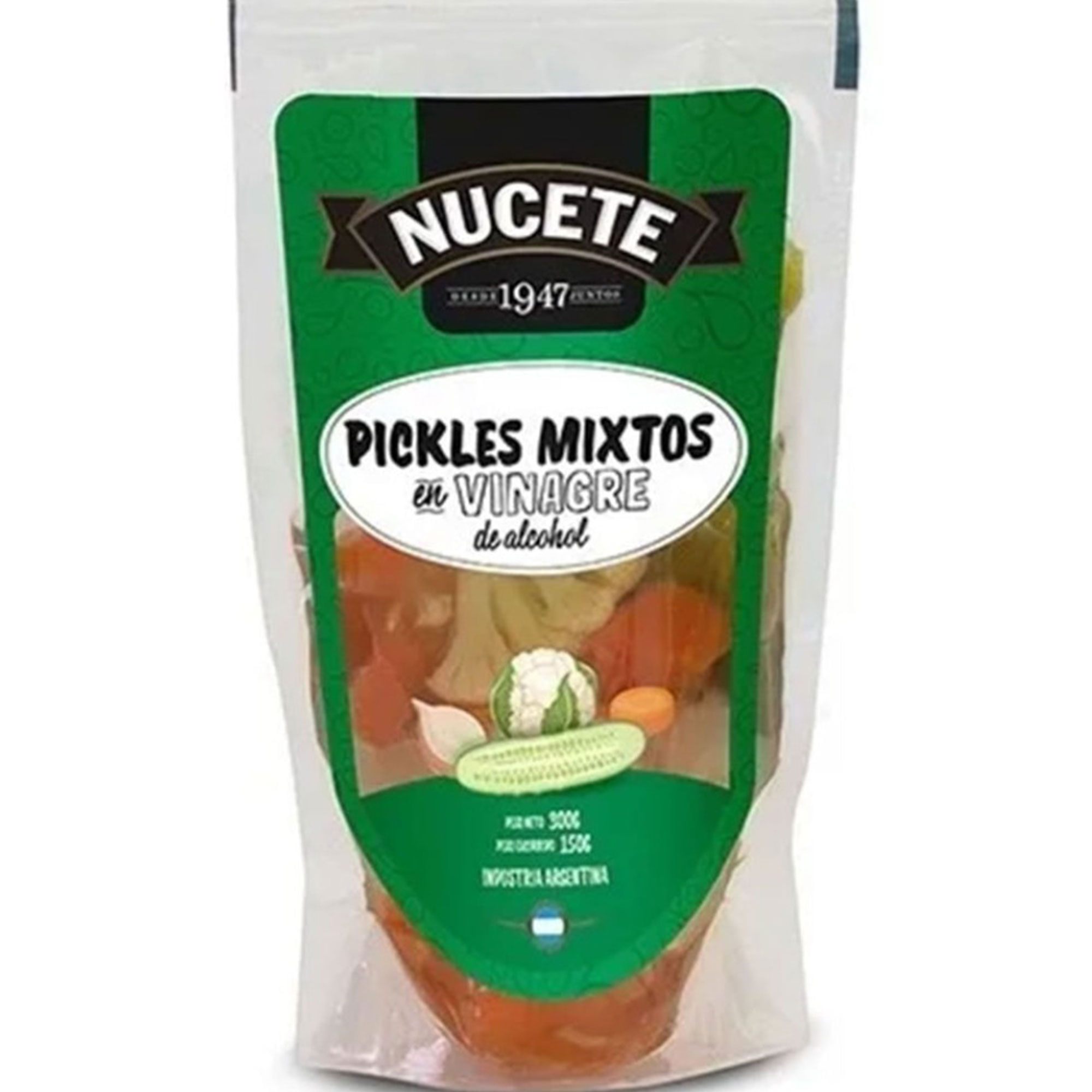 Pickles en vinagre Nucete dp 220 grs
