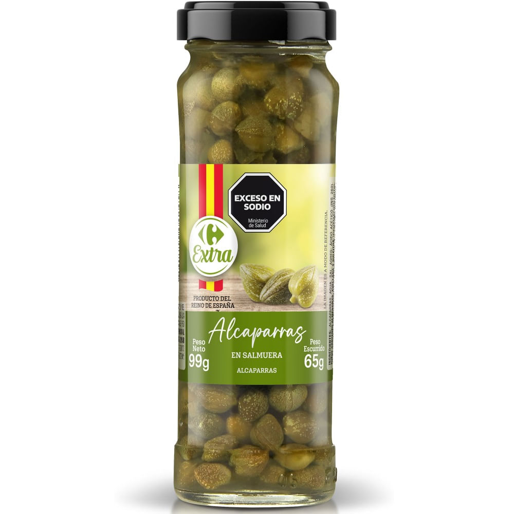 Alcaparras en salmuera Carrefour Extra 99 grs