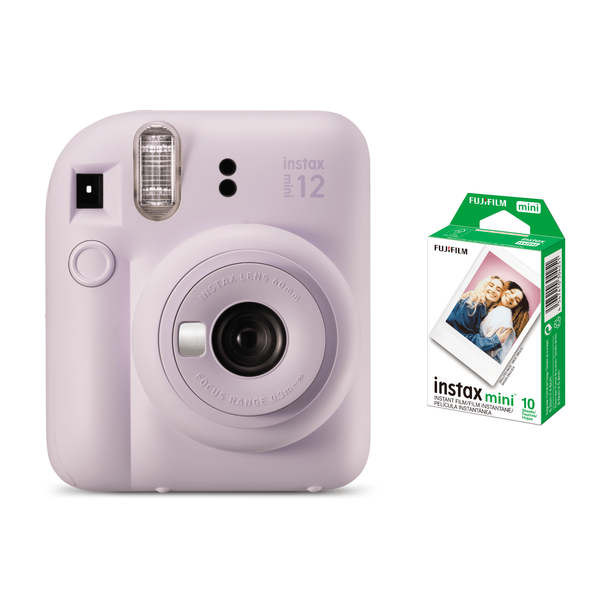 CáMara Instax Mini 12 Lila + 10 Fotos