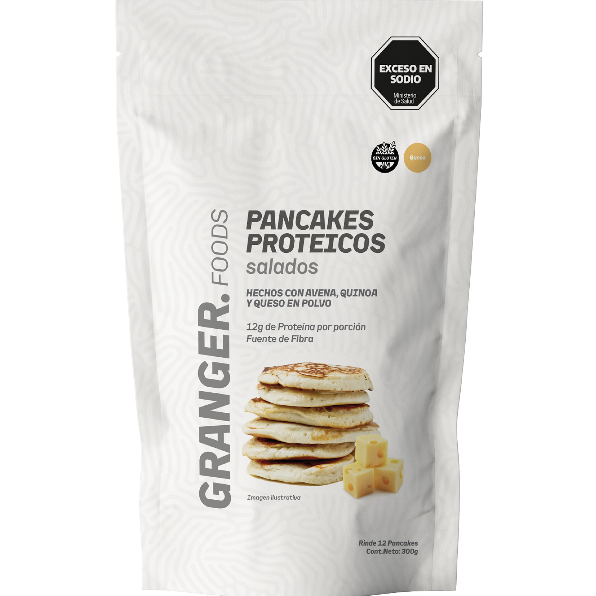 Pancakes salados Granger sabor queso 300 grs