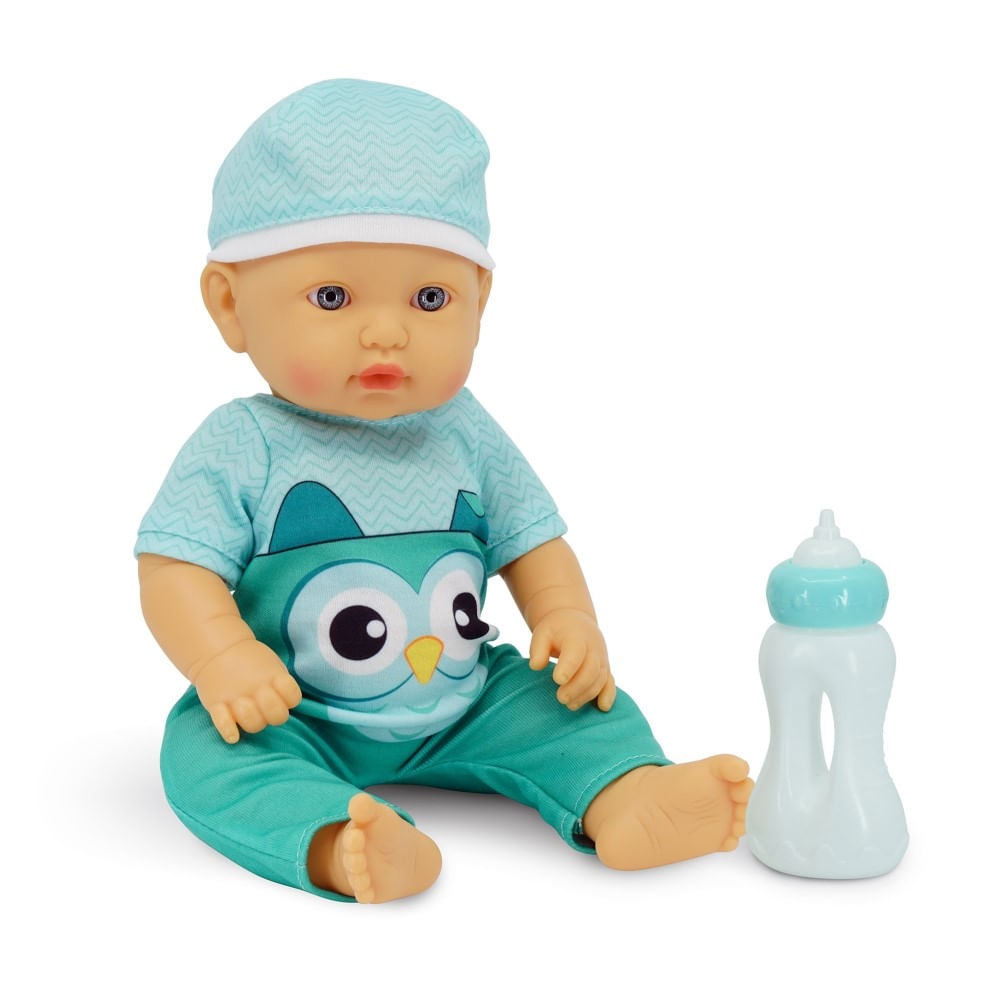 Bebé con mamadera