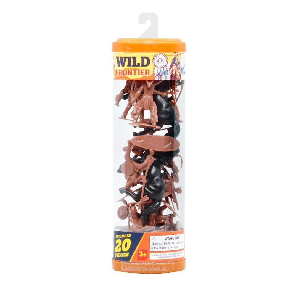 Playset tubo cowboy 20 pzs