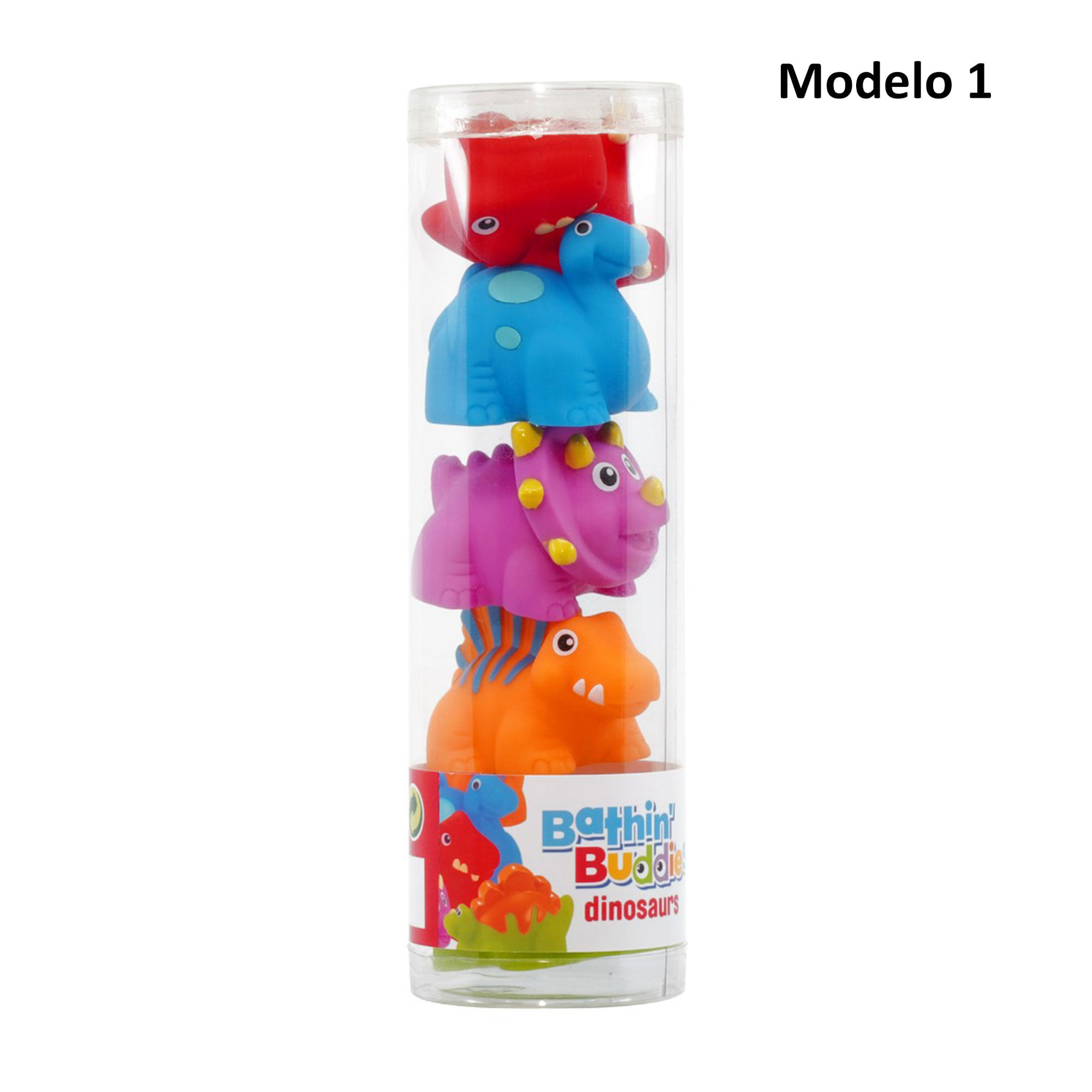 Set tubo dino bañera 2 modelos surtidos