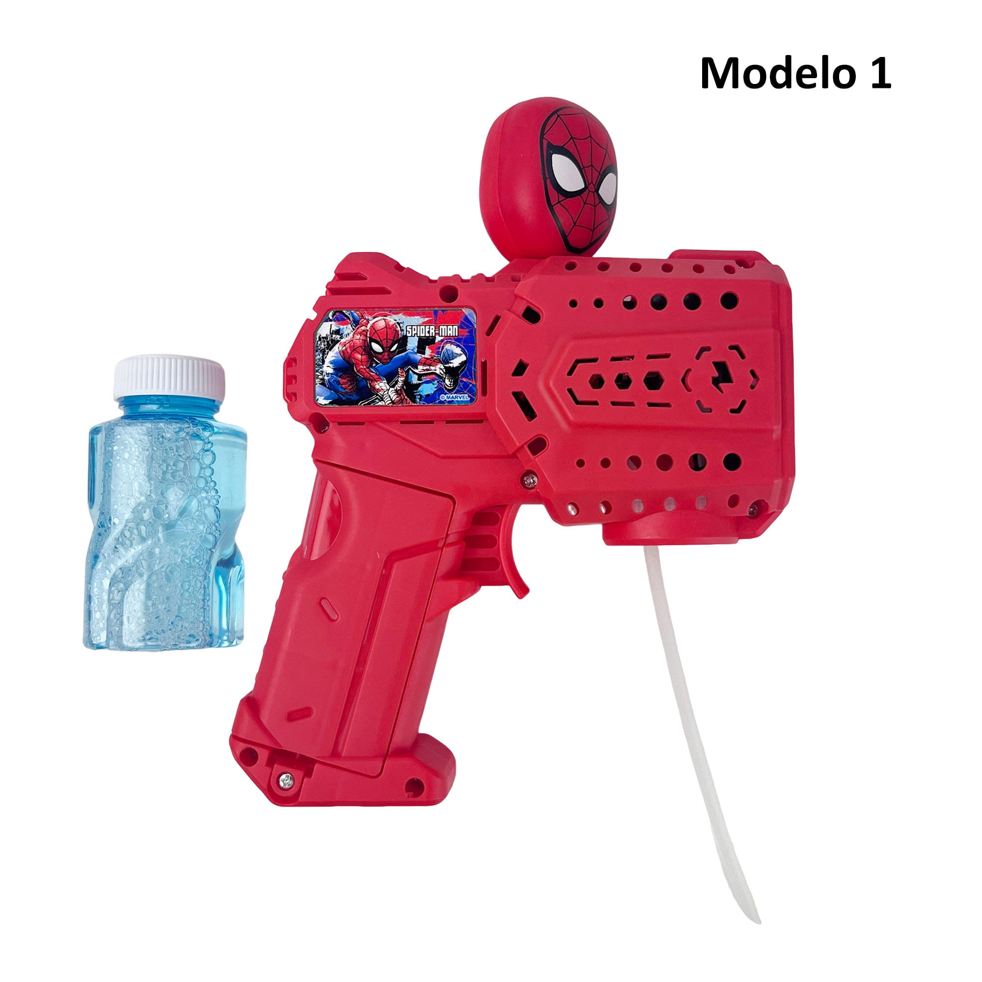 Burbujero a pila con luces Spiderman modelos surtidos