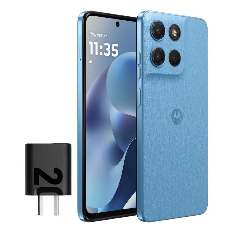 Celular Motorola Moto G17 8gb 256gb Alaskan Blue Pbbj0016ar