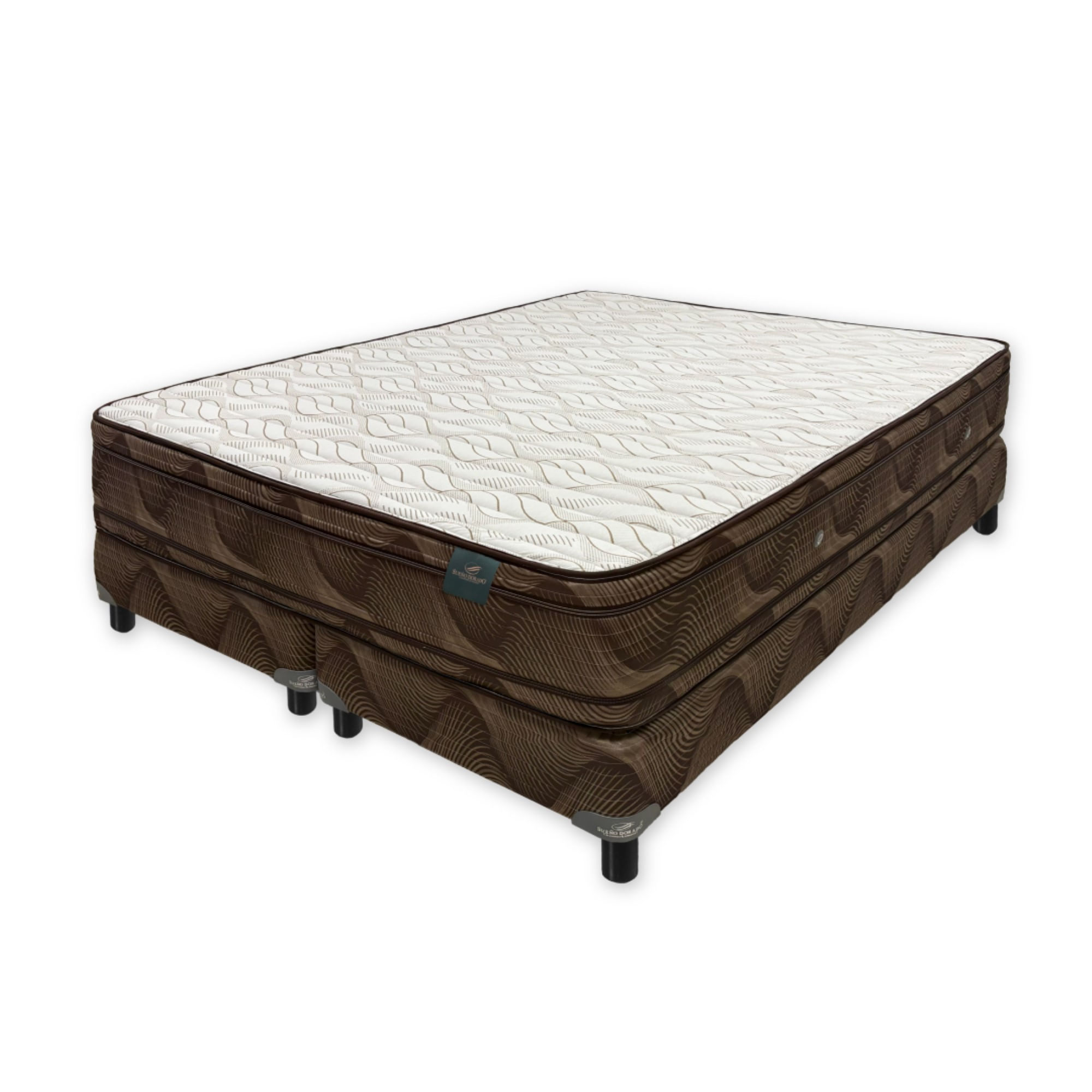 Sommier y Colchón Espuma Queen 160x200 Donatello