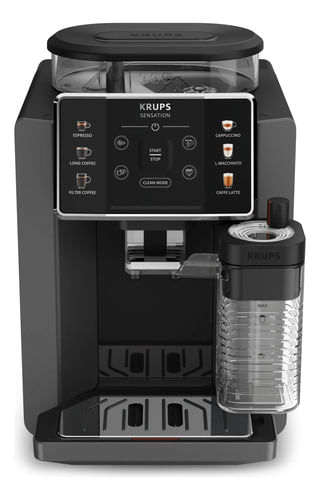 Cafetera Automática Krups Sensation Milk Espresso Cappuccino Negro