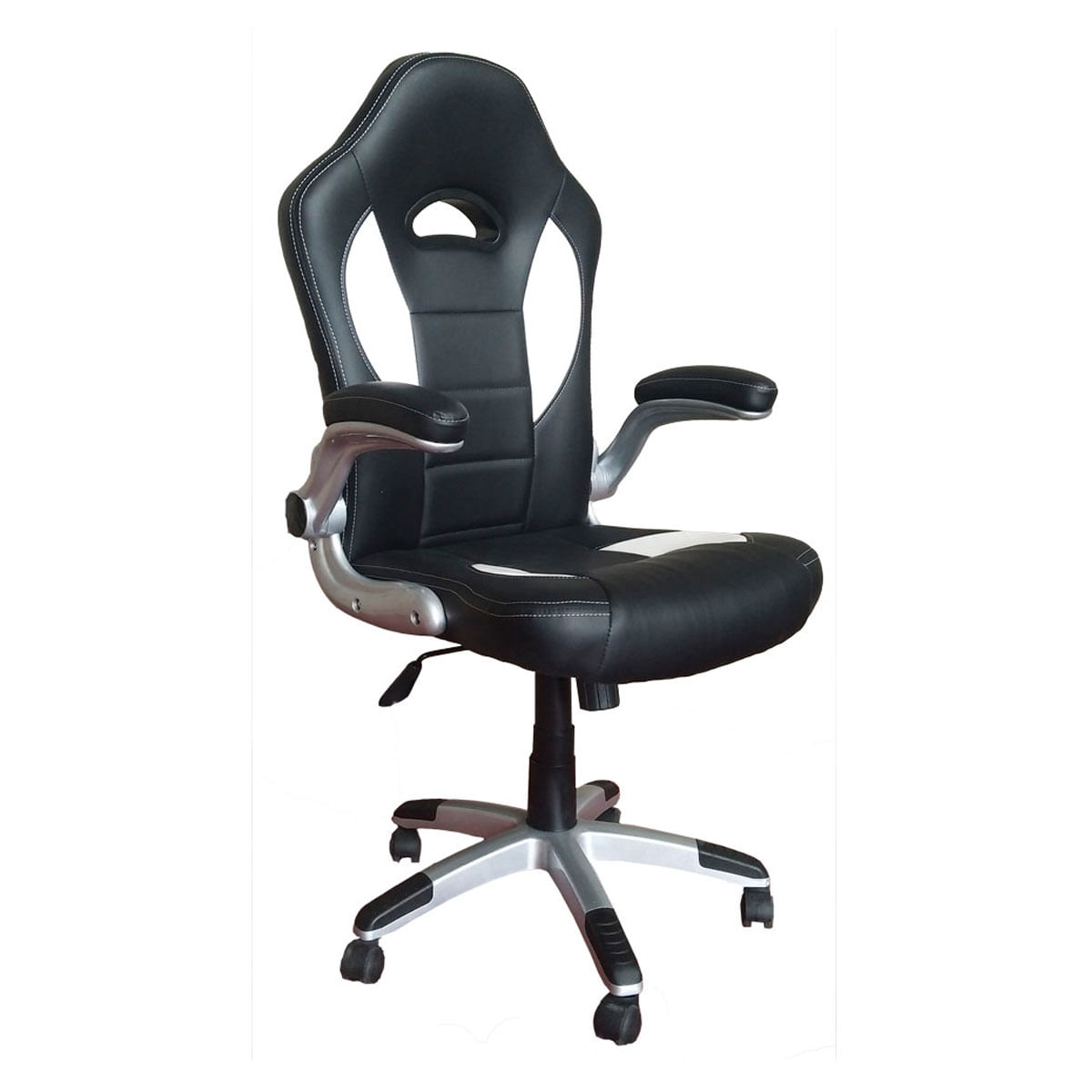 Sillón Premium Gamer Ideal P/ Playstation,xbox, Gaming, Pc Negro Cuero Sintético (GAM-160)