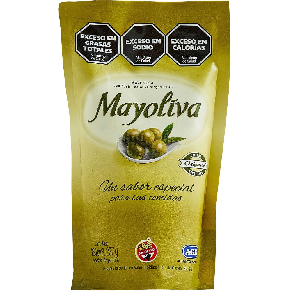 Mayonesa De Oliva Mayoliva Extra Virgen 250 Cc