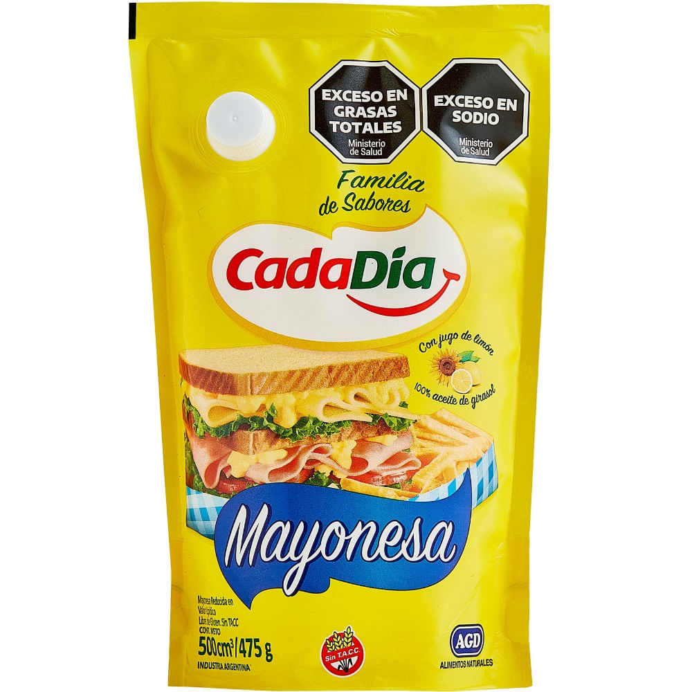 Mayonesa Cada Día 500 G