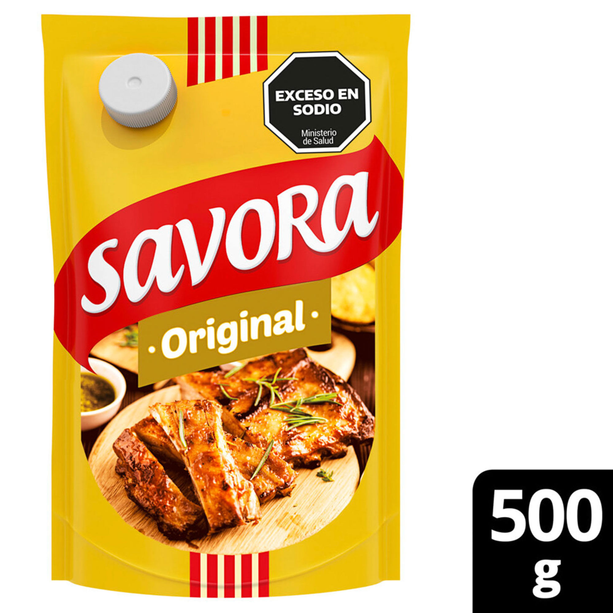 Mostaza Savora oiginal doypack 500 g.