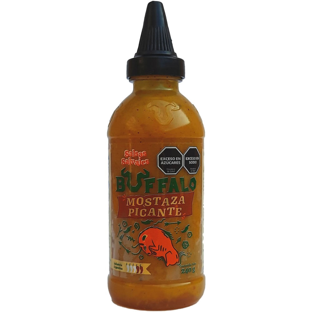 Mostaza picante Buffalo 240 g.