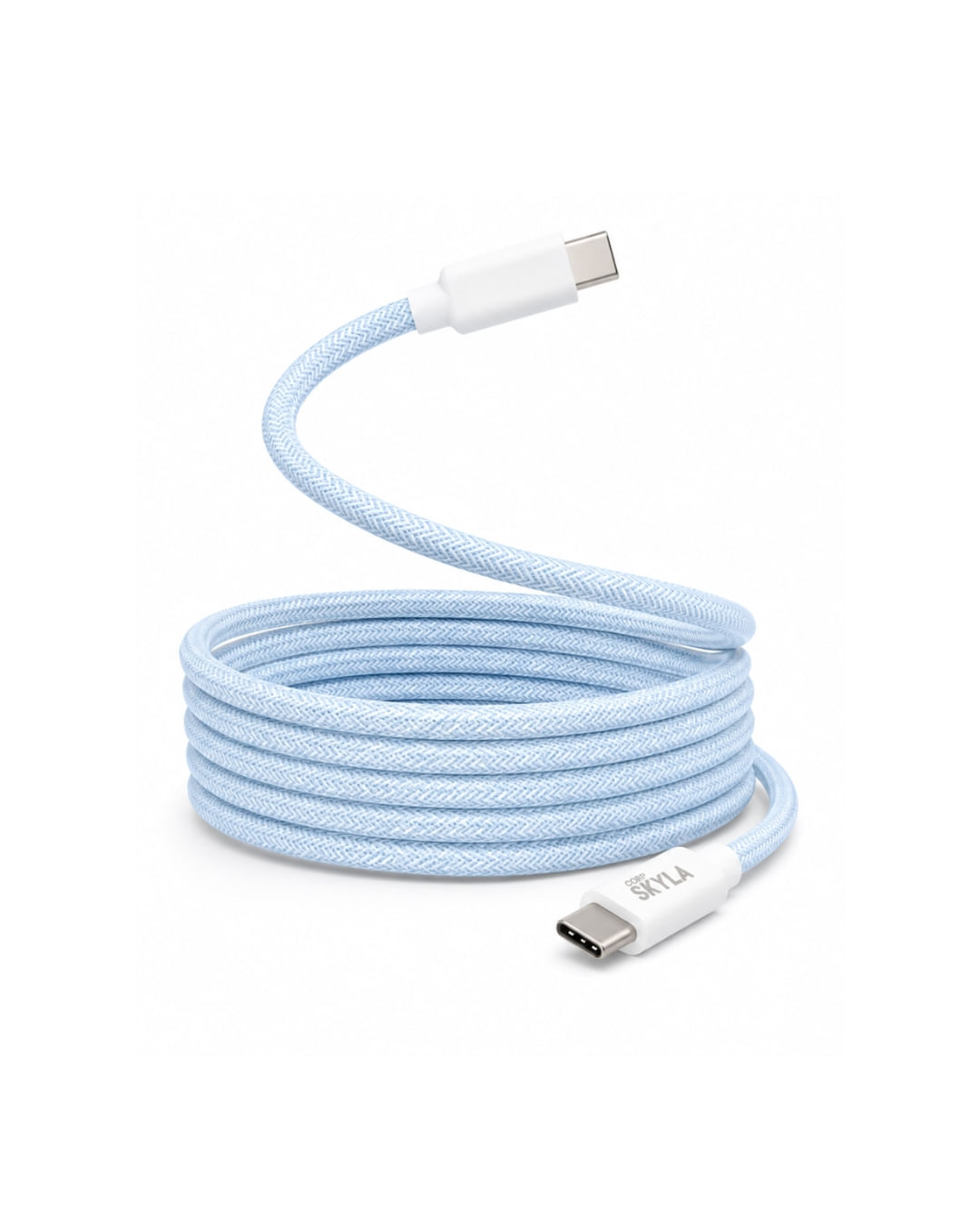 Cable Mallado C - C Carga RáPida 2m Color Azul