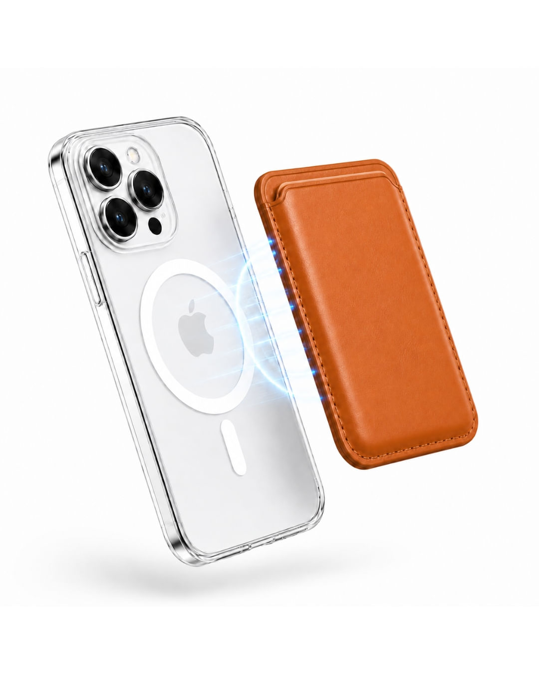 Billetera / Wallet MagnéTica Compatible Con Iphone Color Marron