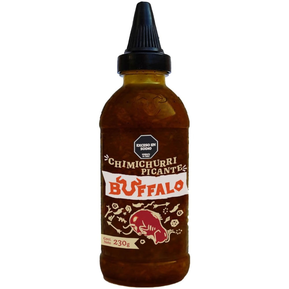 Salsa chimichurri picante Buffalo 245 g.
